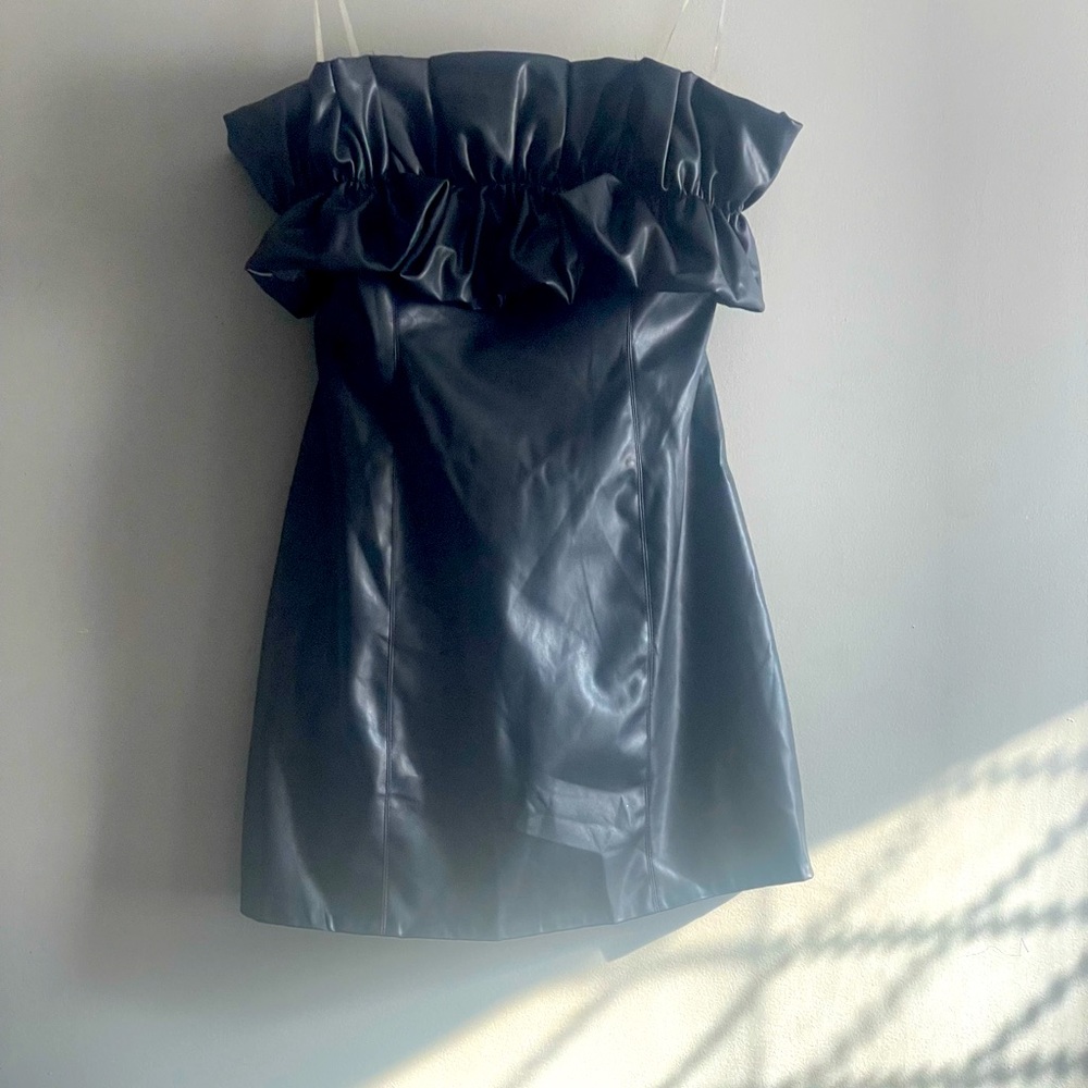 Strapless all black Do+Be dress